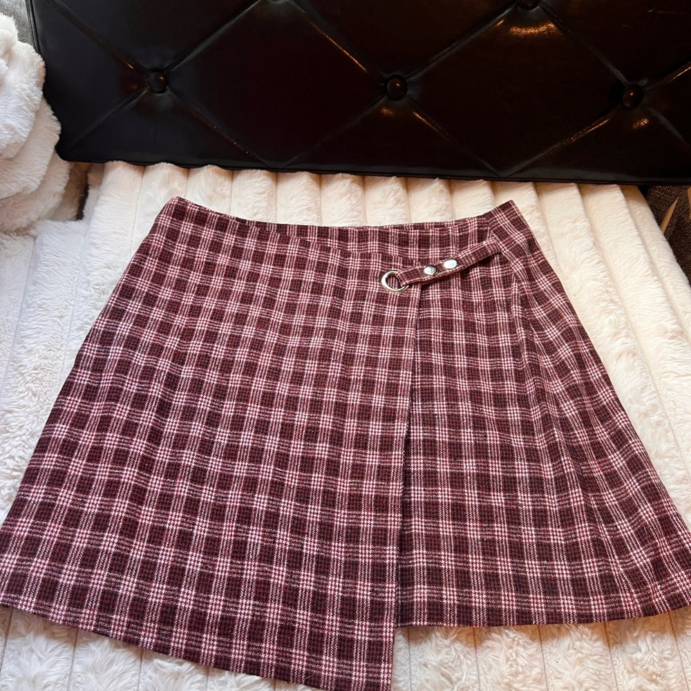 Plaid skort - size large